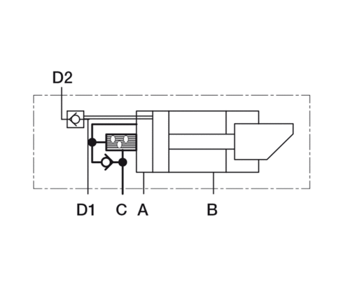 2.2407 Control de secuencia por válvula doble 2.2407 Control de secuencia por válvula doble