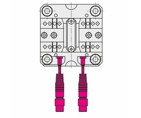 Electrical stroke end control